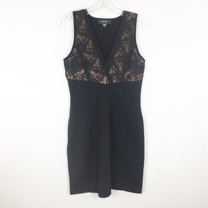 Karen Kane | Sleeveless Black Lacy Dress - E93